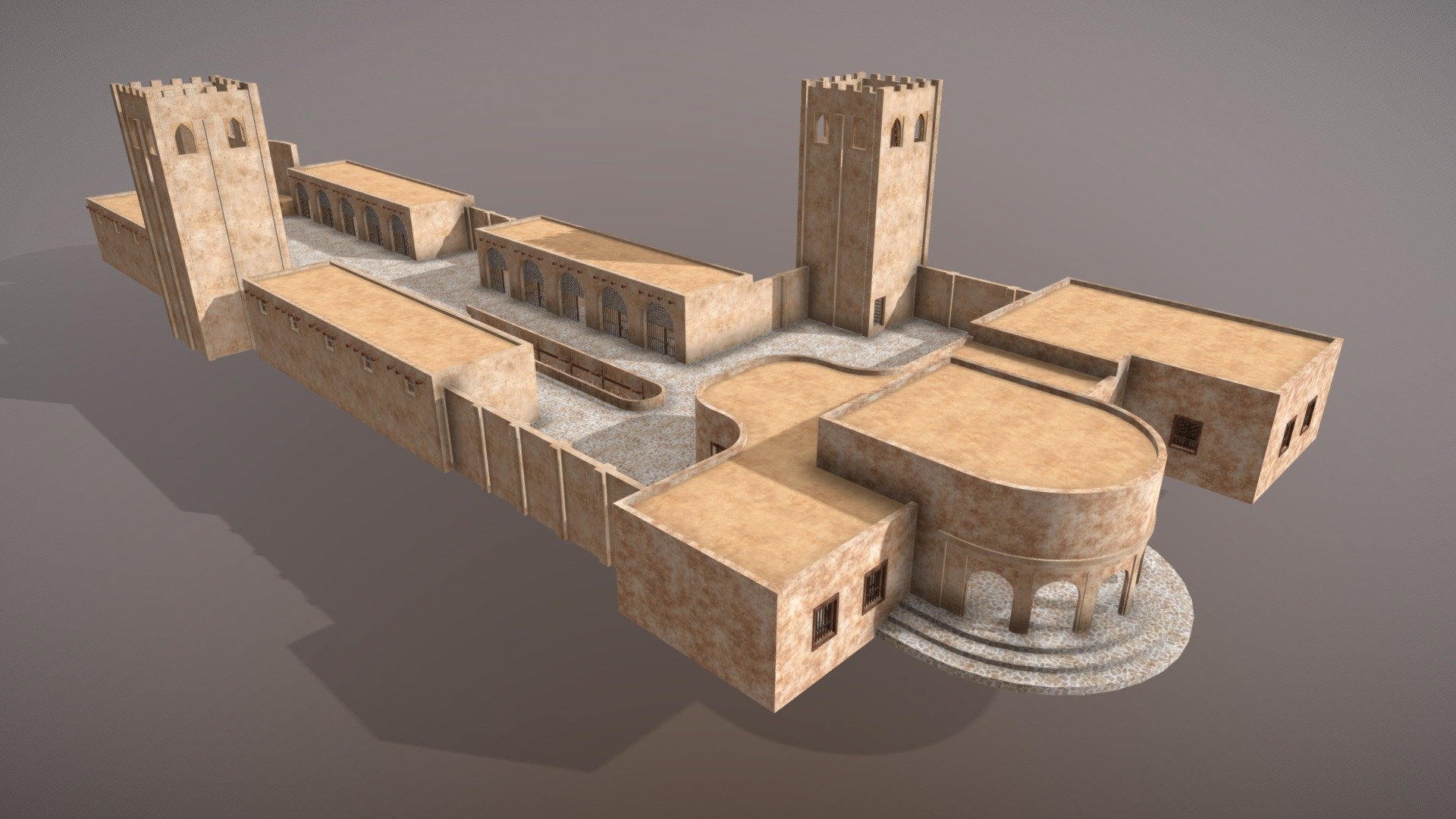 Ancient Prison 3d model