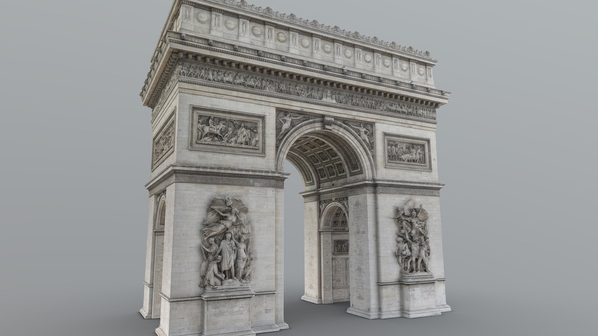 Arc de Triomphe 3d model