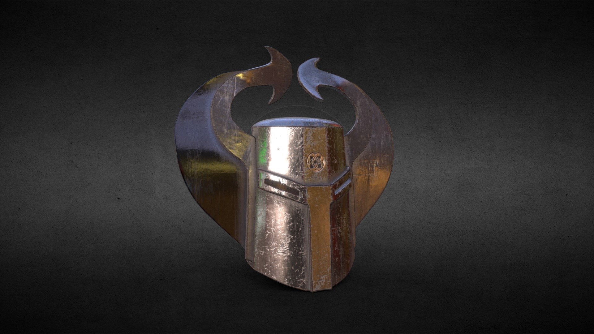 Knight helmet 3d model