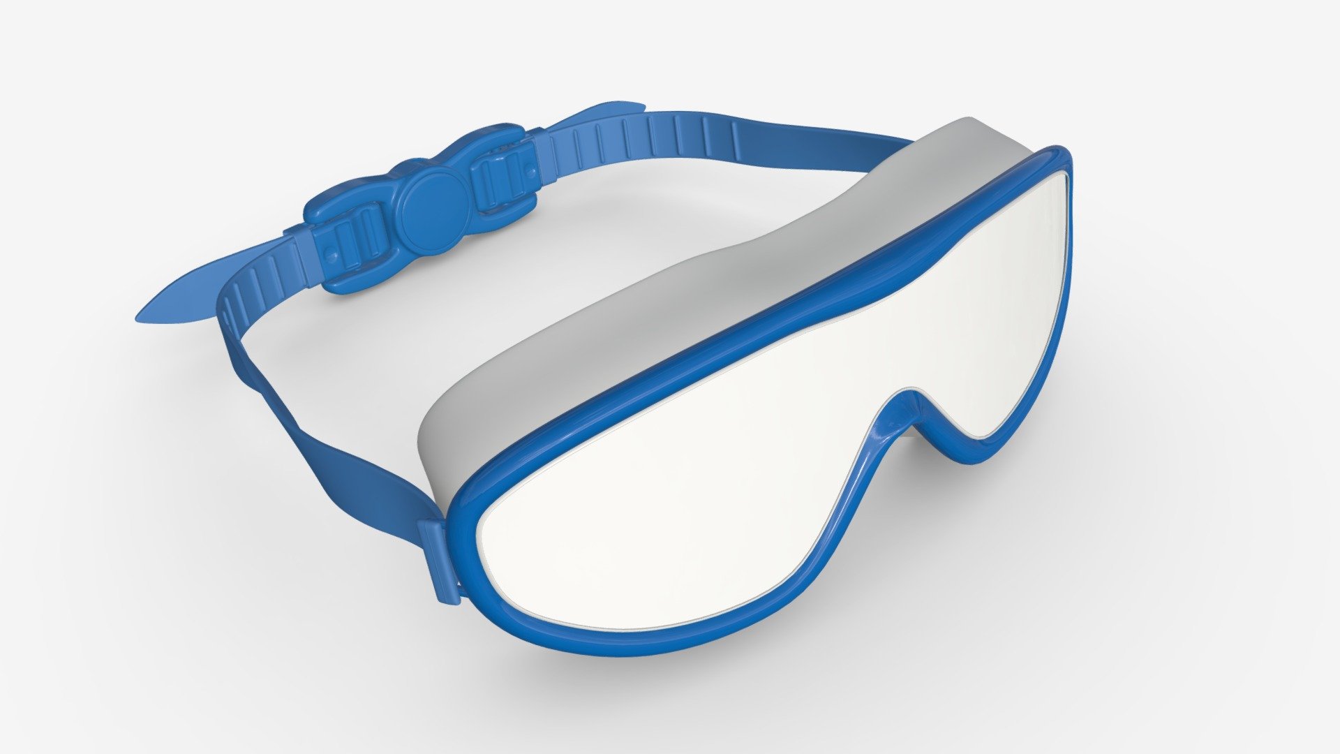 Swimming Goggles 01 3d model