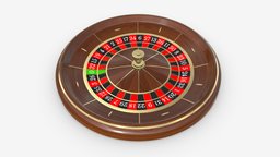 Casino roulette wheel 01