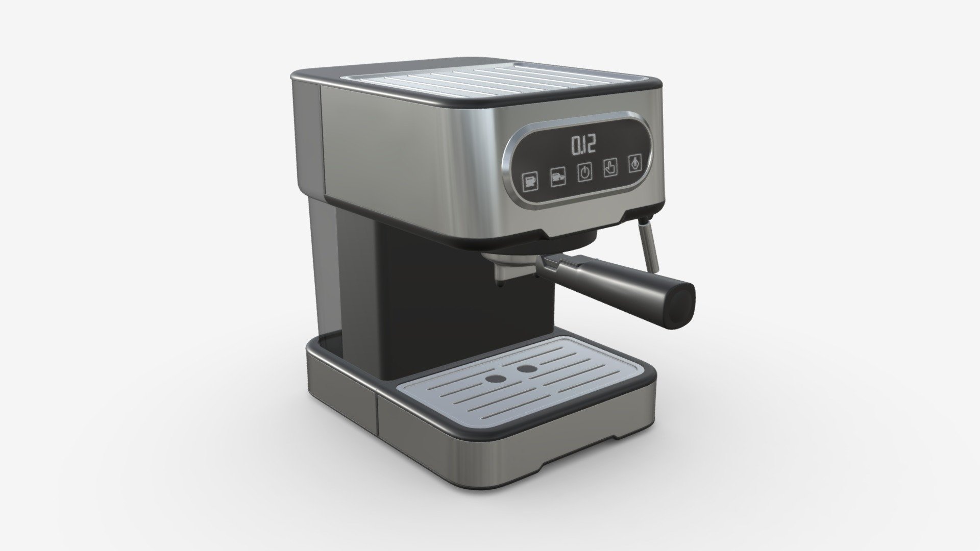 Espresso coffee machine 3d model