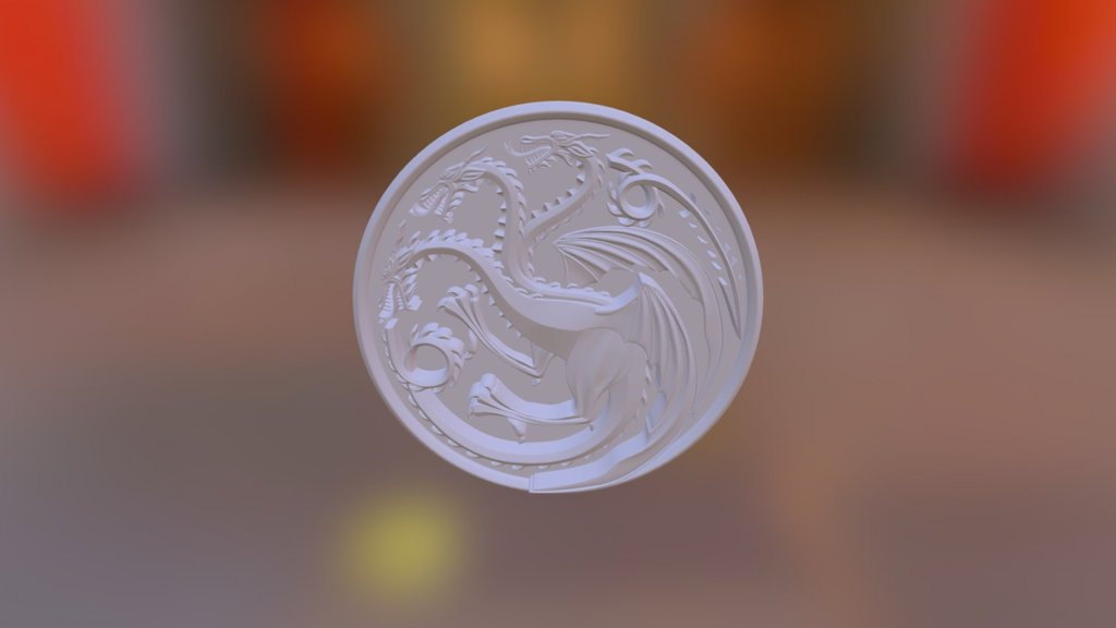 Game Of Thrones, House Targaryen 3d model