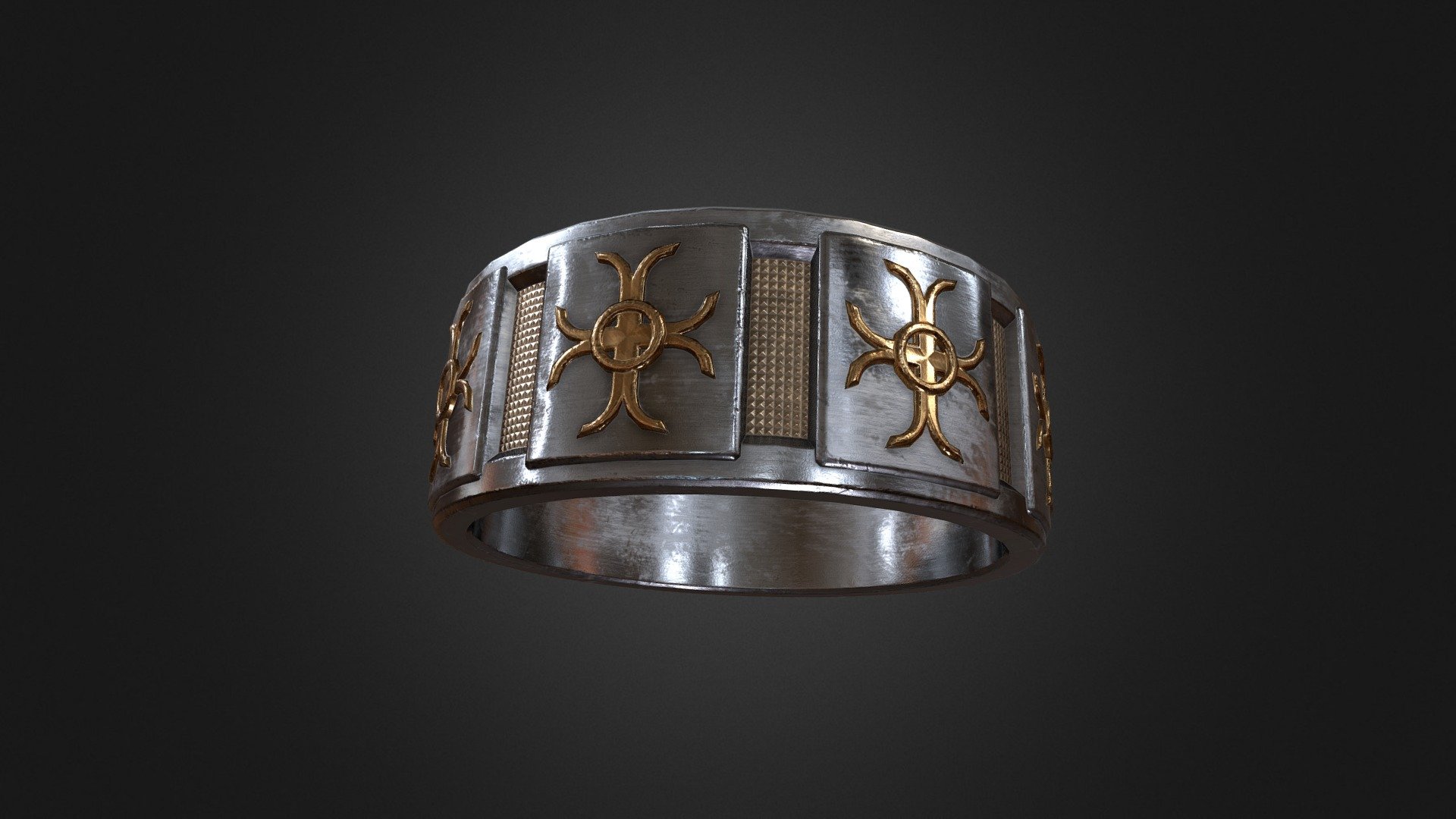 Crusader Ring 3d model