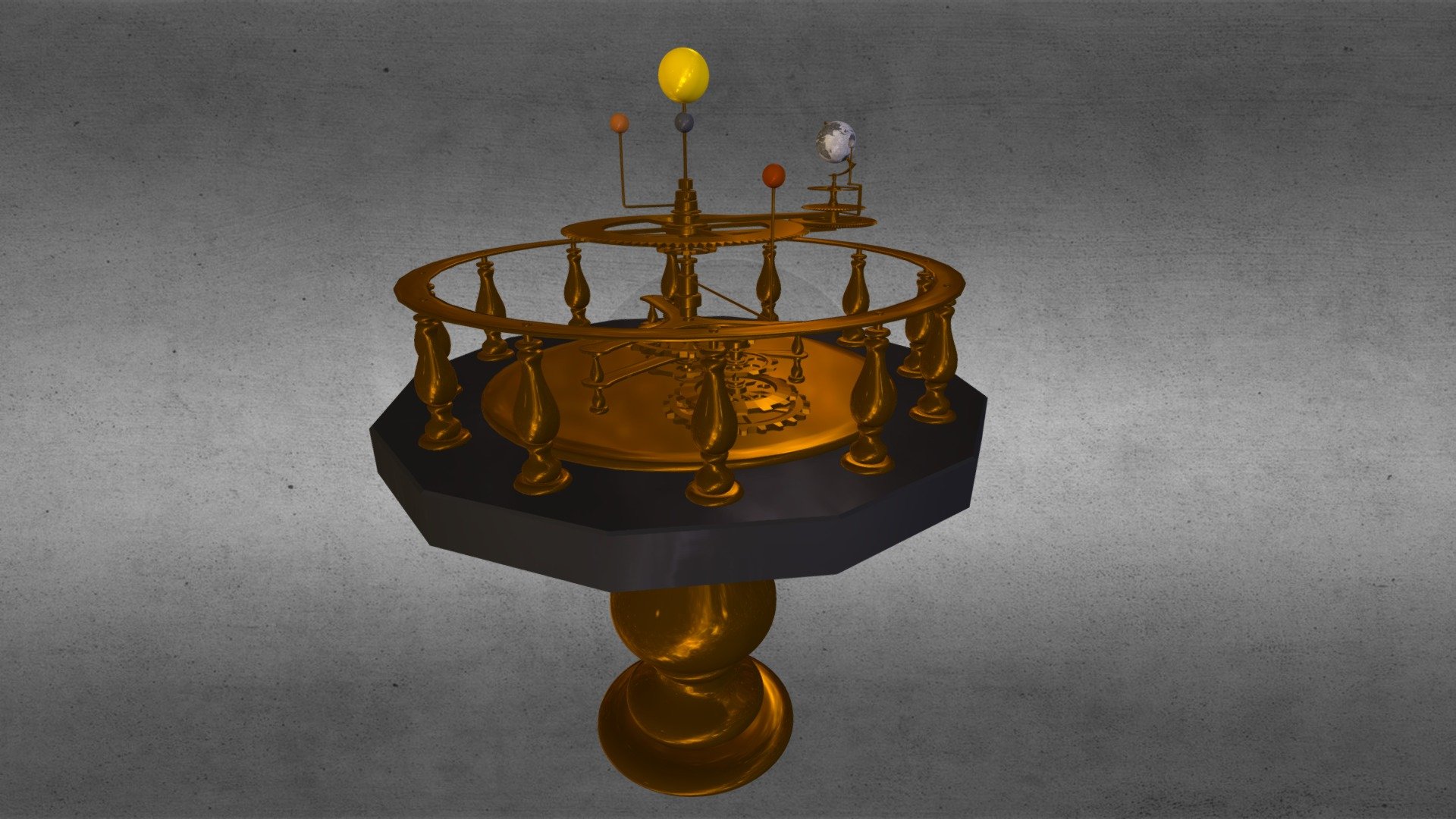 Orrery 3d model