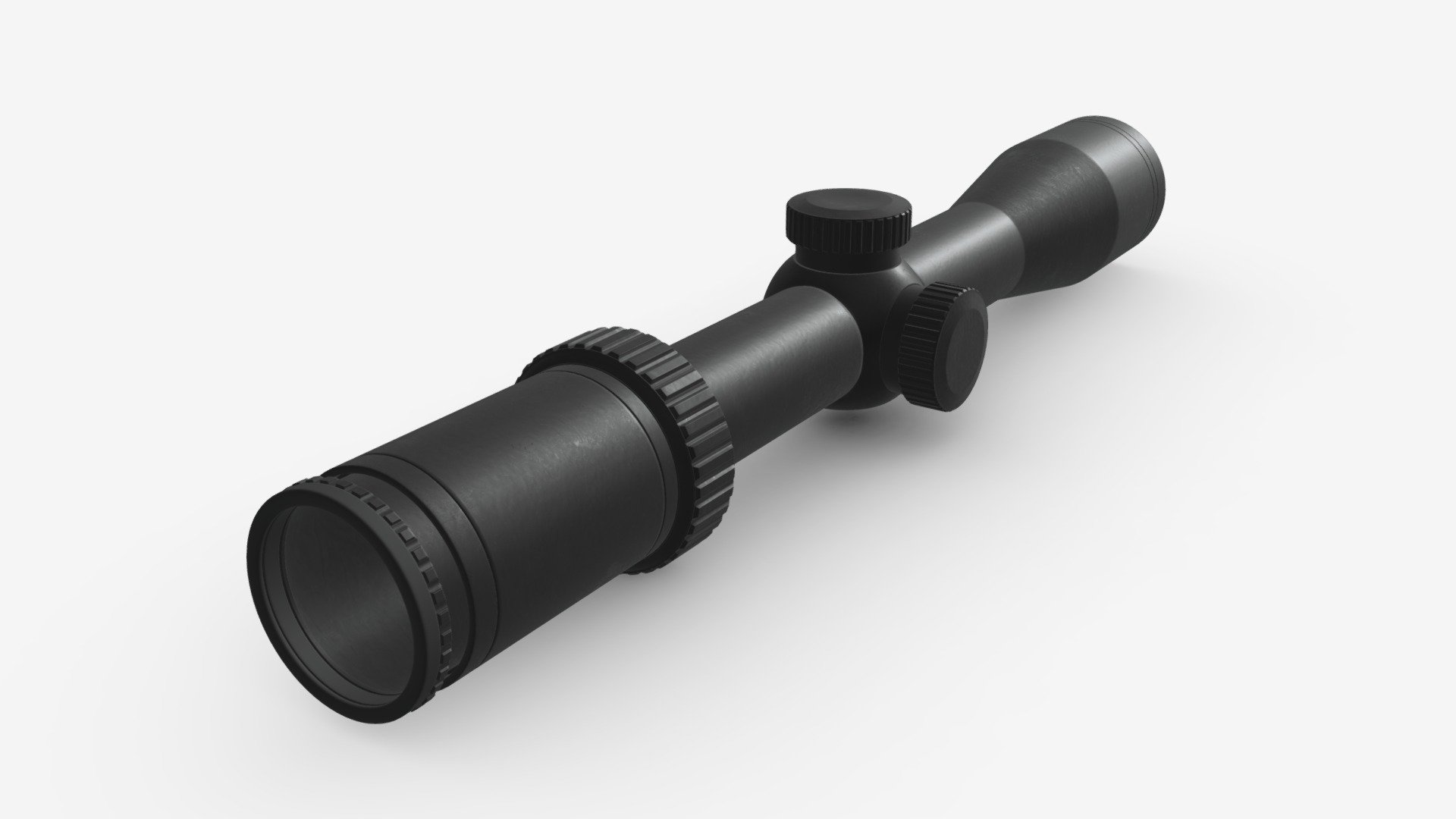 Hunting riflescope 3d model