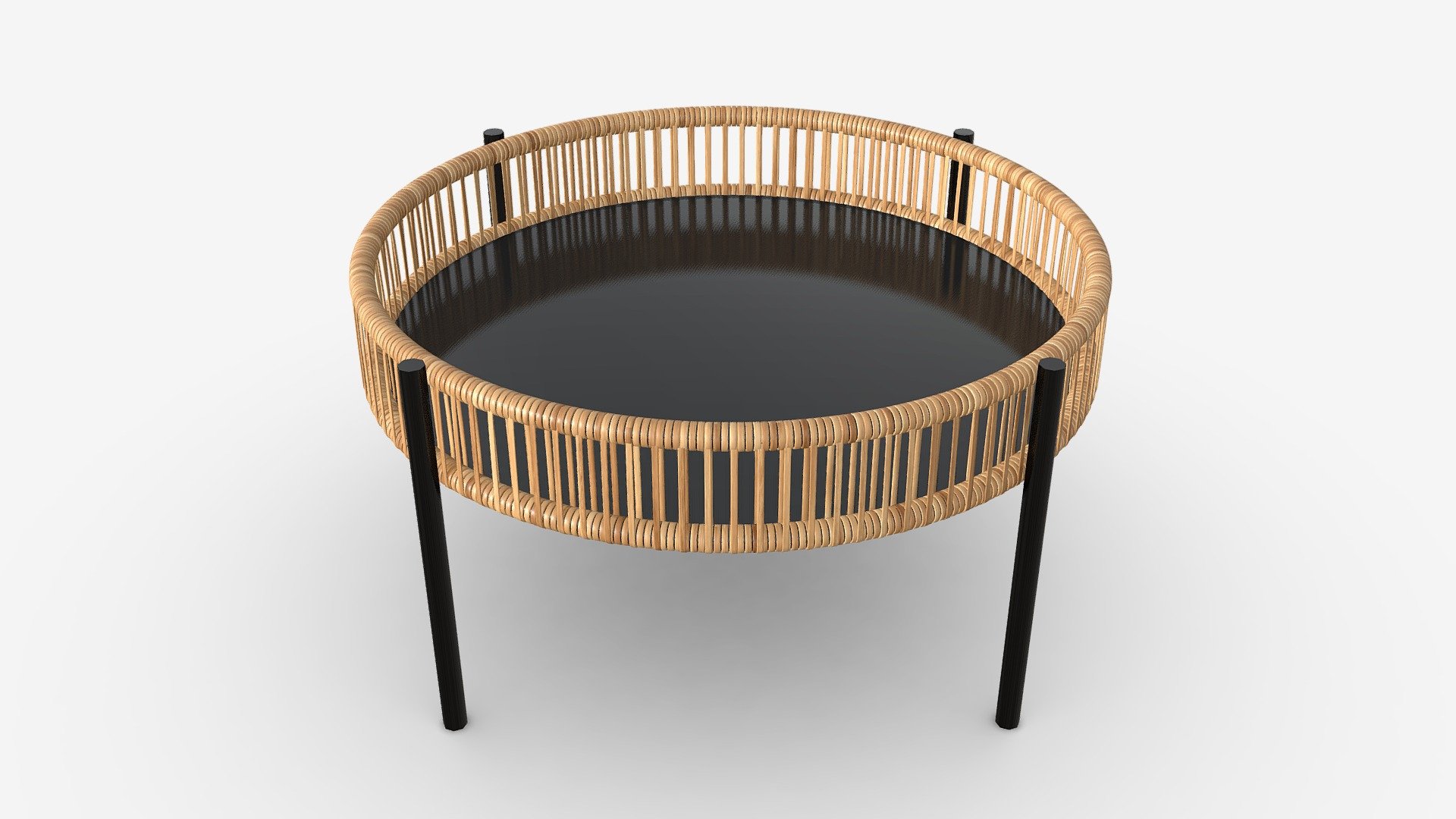 Garden coffee table Sarran 3d model