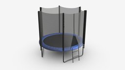 Outdoor Trampoline with Safety Net