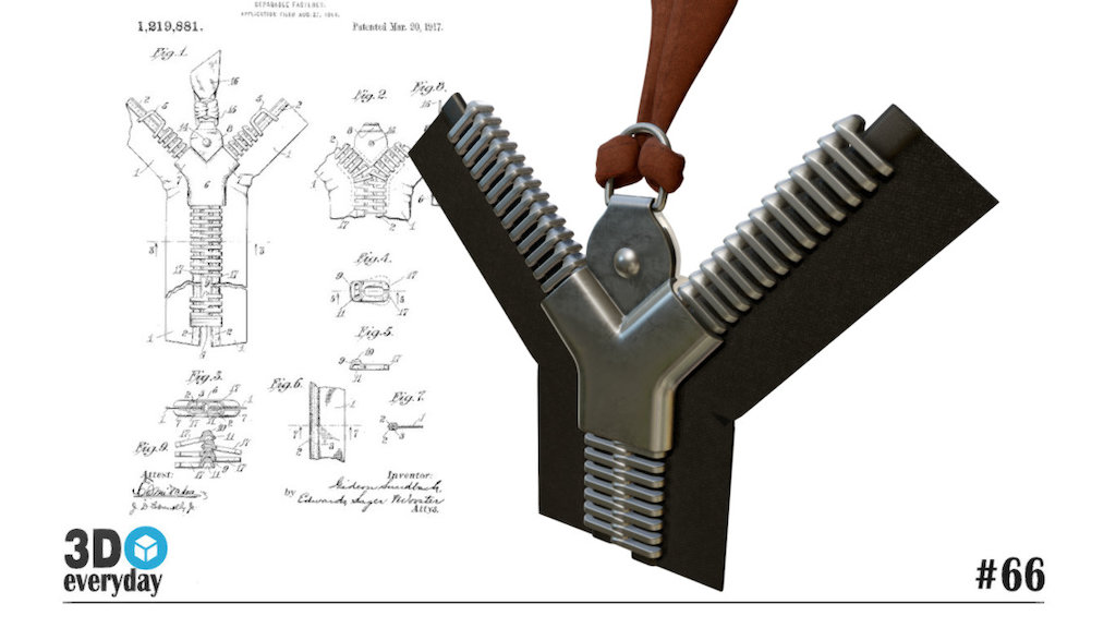 Day#66: Separable fastener 3d model