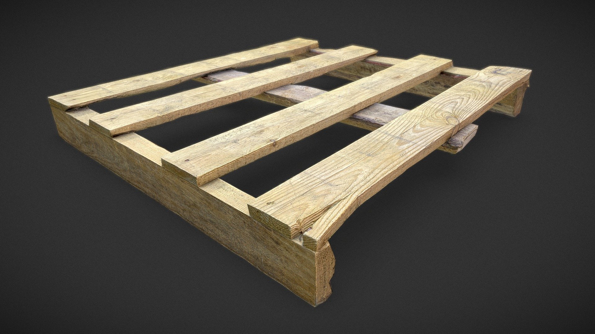 Old Pallet 3d model