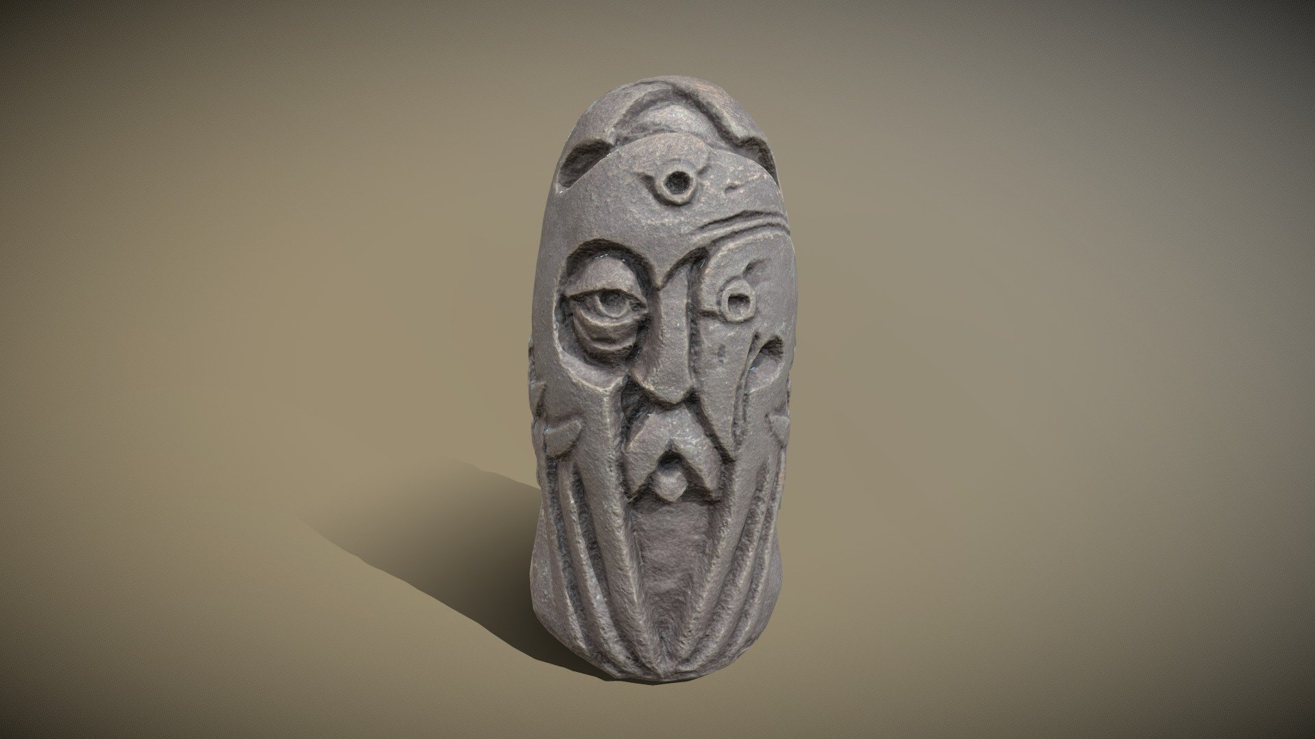 Odin Statue 3d model