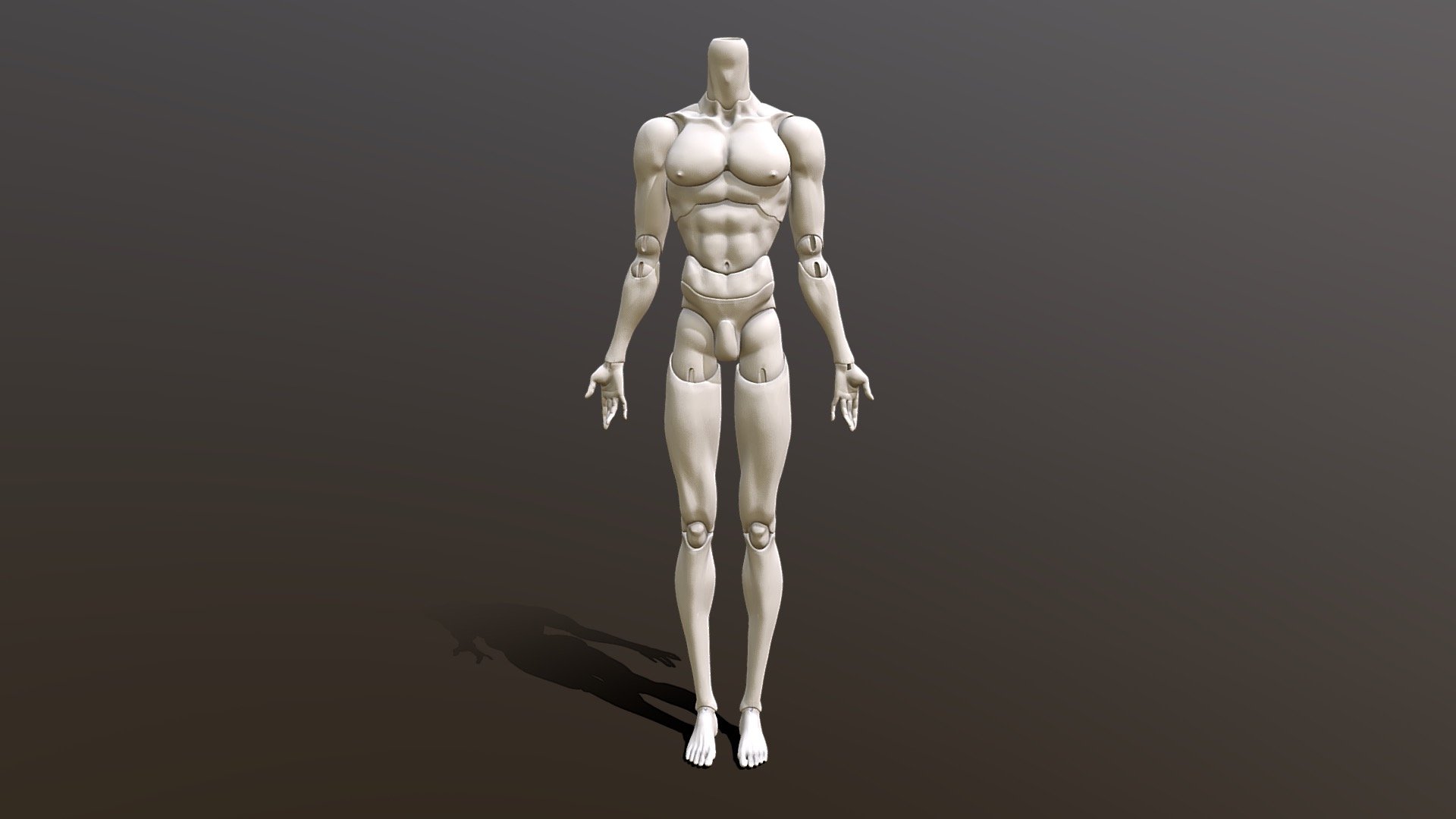 Mars Jointed body 3D print model 3d model