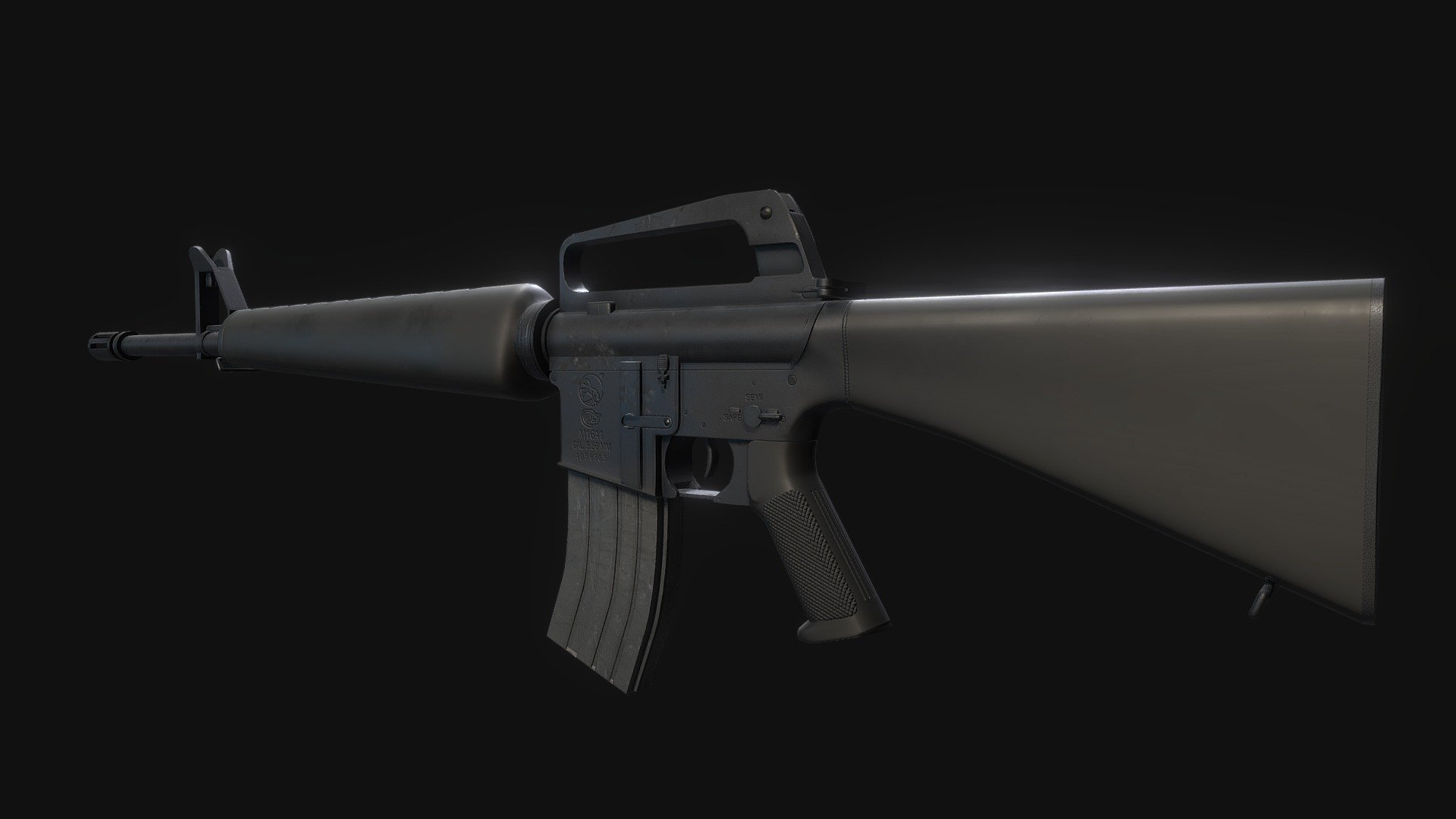 M16A1 3d model