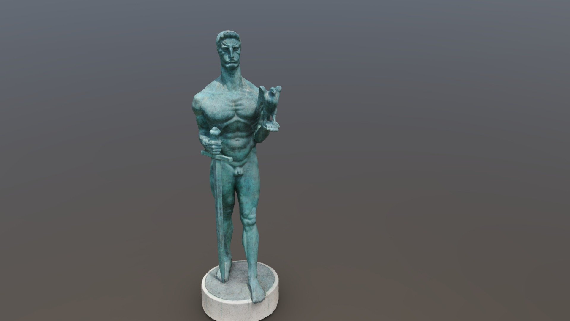 Spomenik Pobedniku / The Victor Monument 3d model