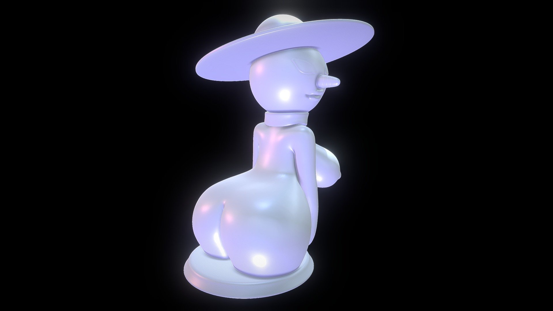 Snowwoman NSFW 3D print 3d model