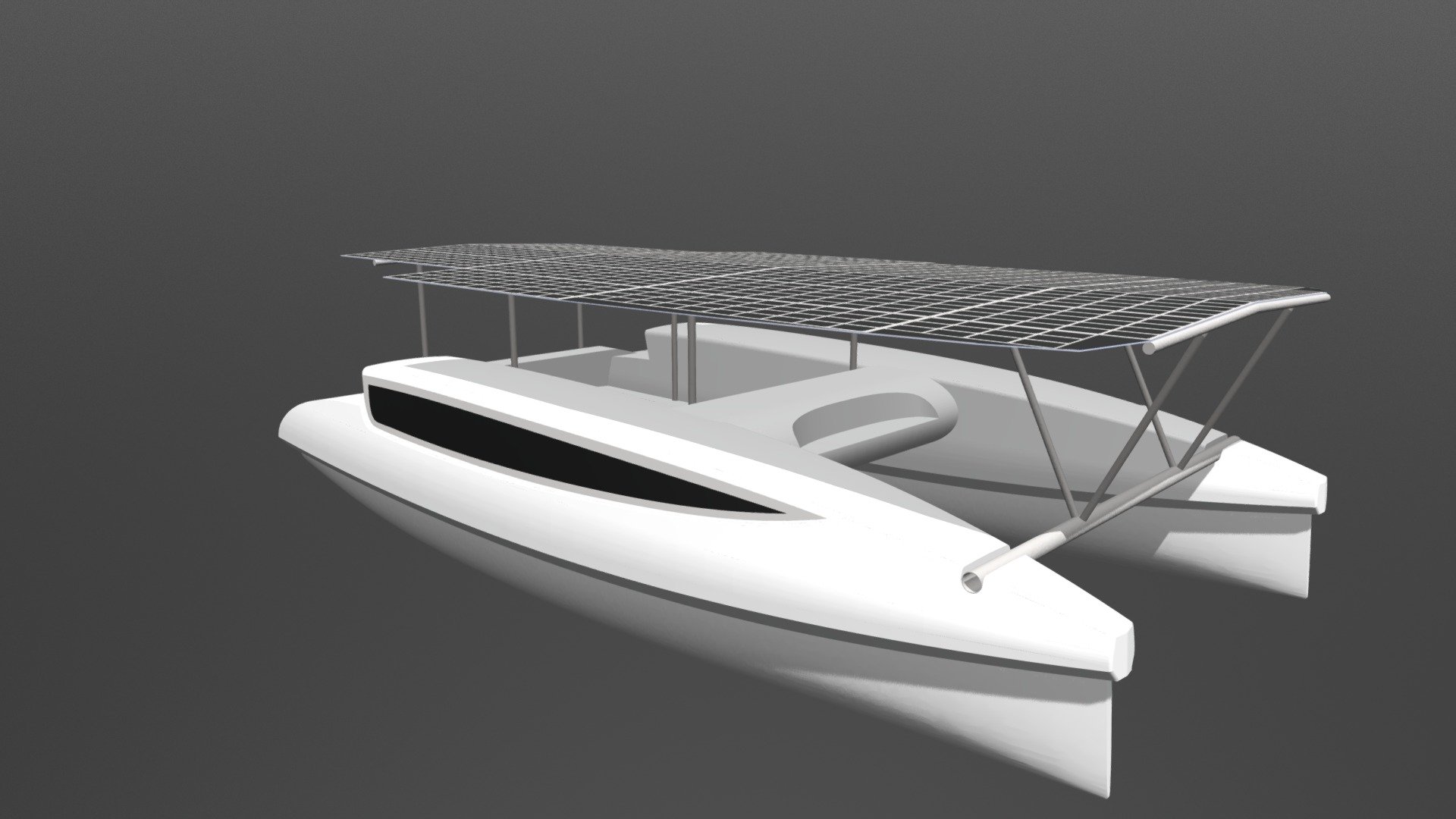 Expedition Catamaran 3d model