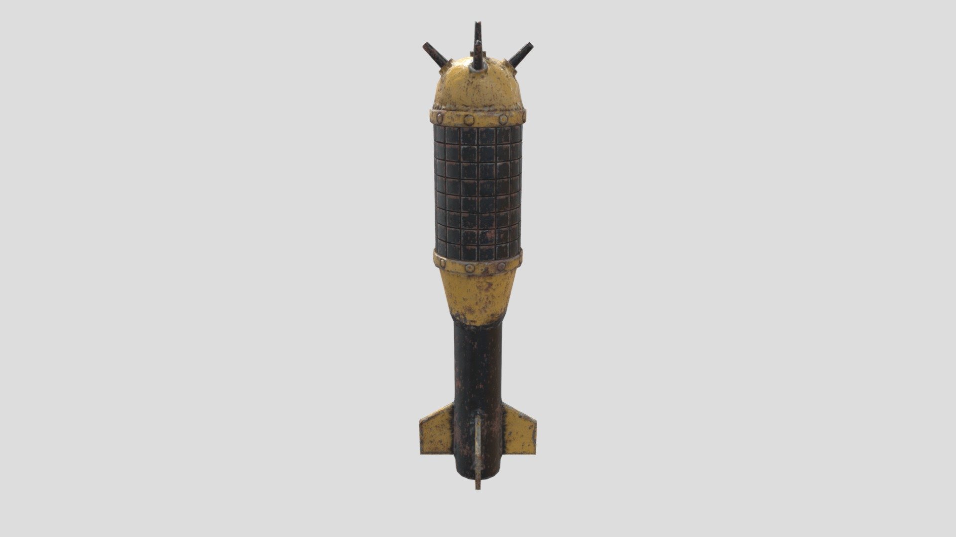 Mortar Missile 3d model