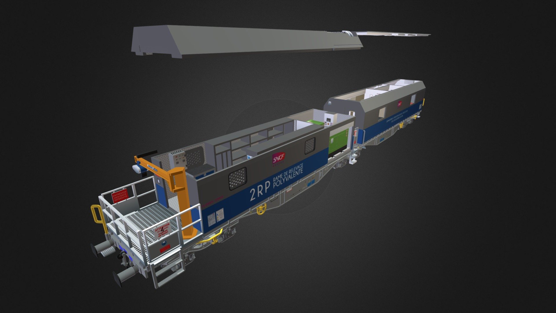 Rame SNCF 3d model