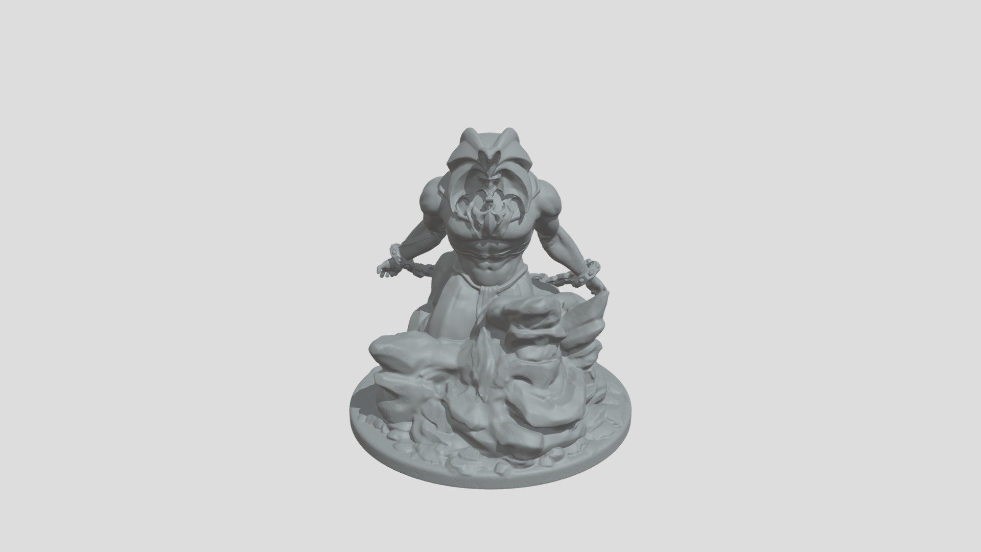 EXODIA STATUE 3d model