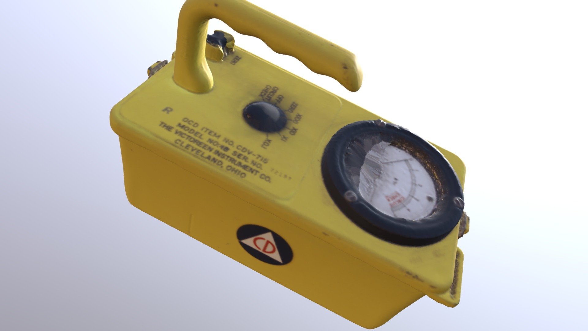 Geiger Counter (VCU_3D_4599) 3d model