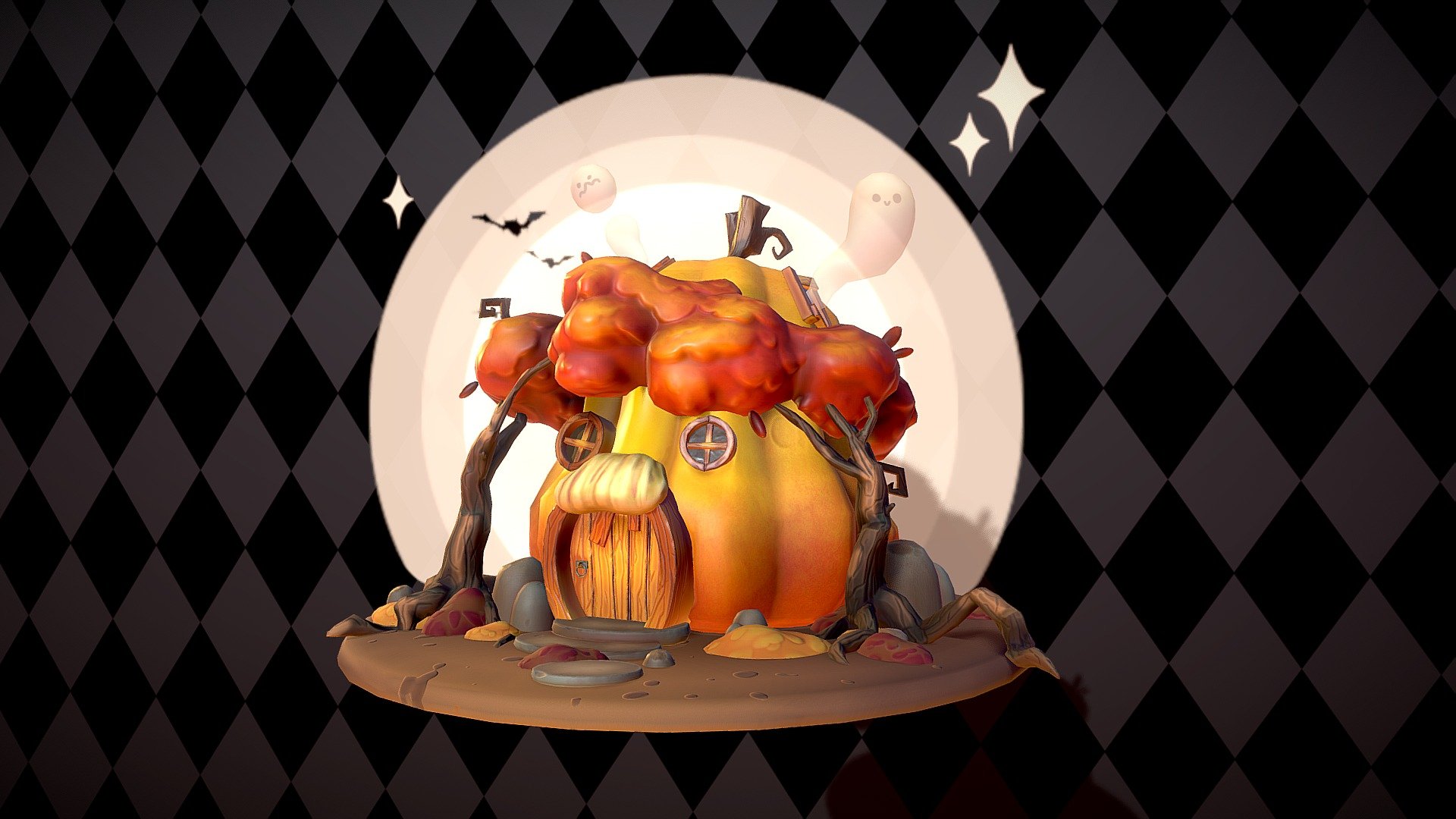 Spoopy Halloween! 3d model