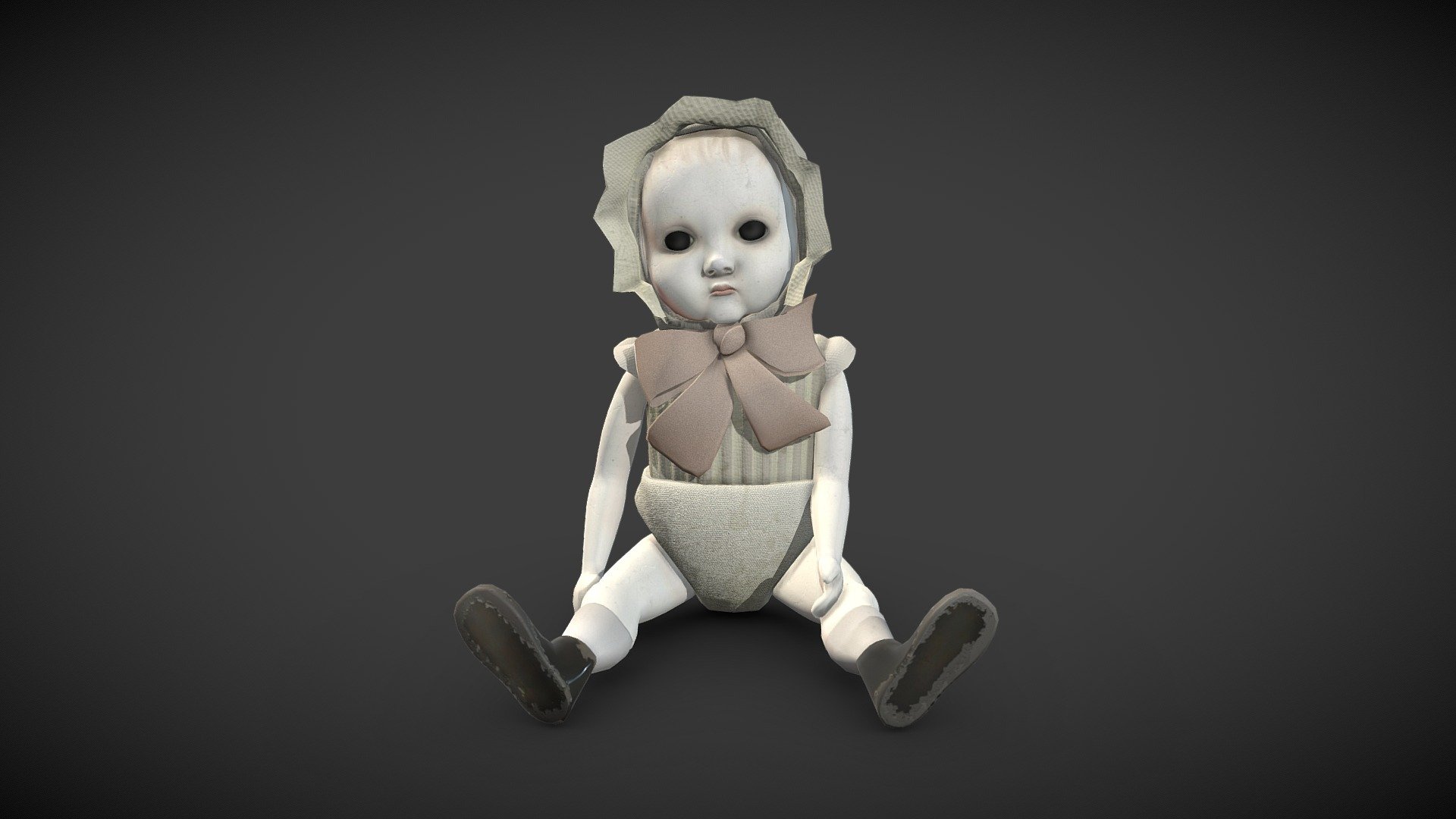 Victorian Baby Doll 3d model