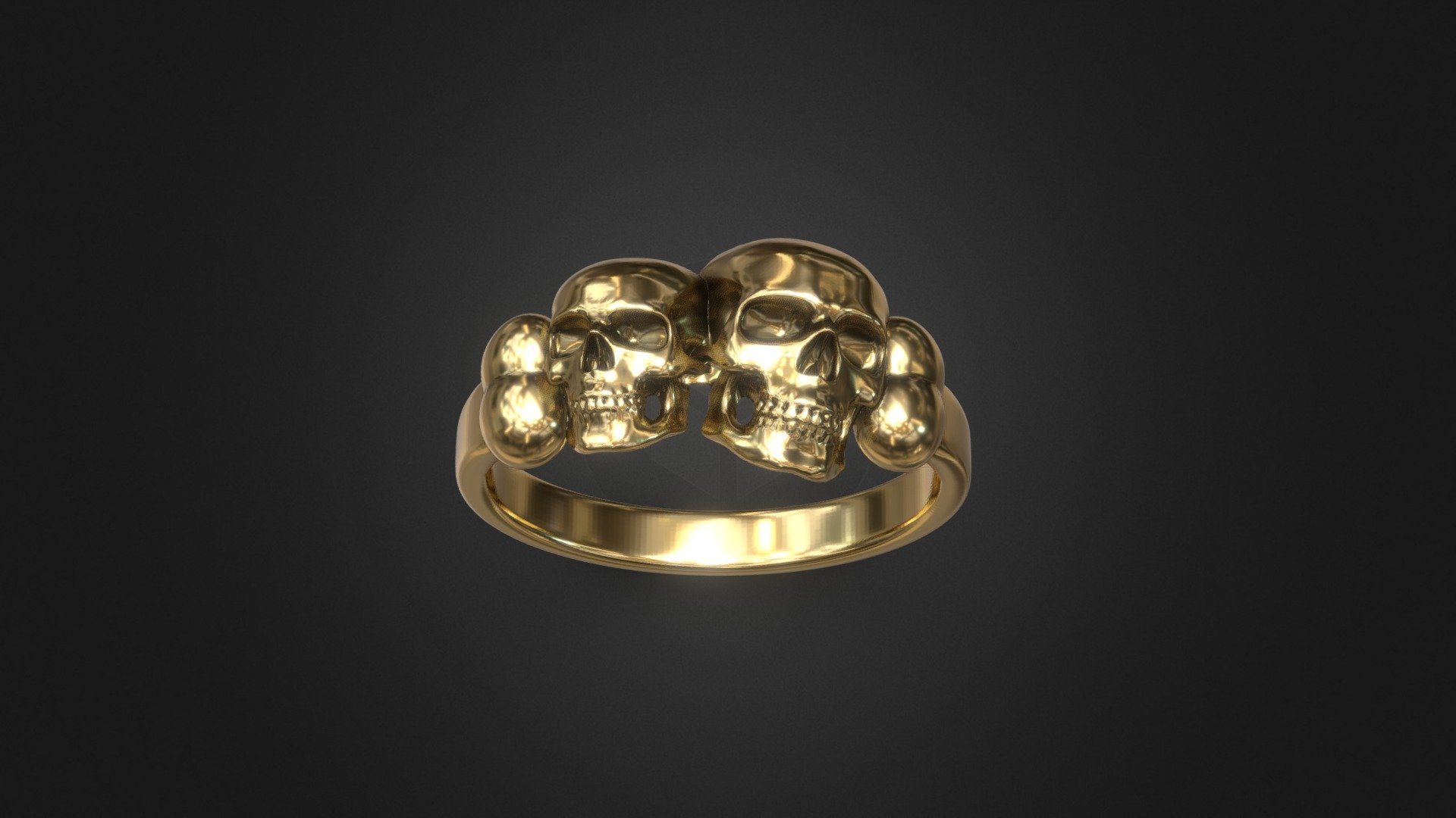 Skull Ring 3d model