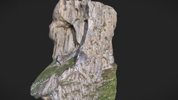 Large Mountain Cliff PBR Scan