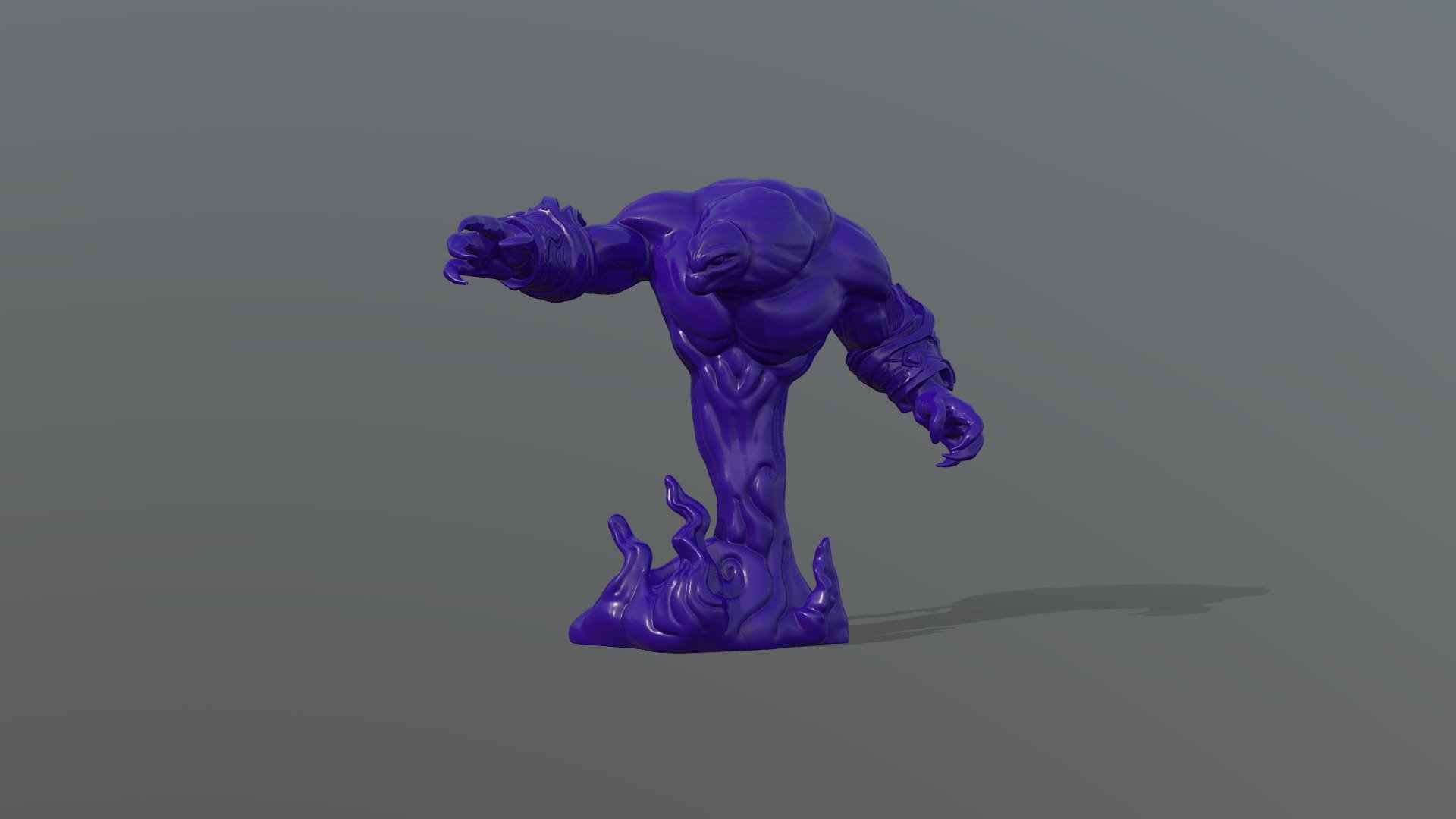 Voidwalker Pose 1 Reach Base 215% 3d model