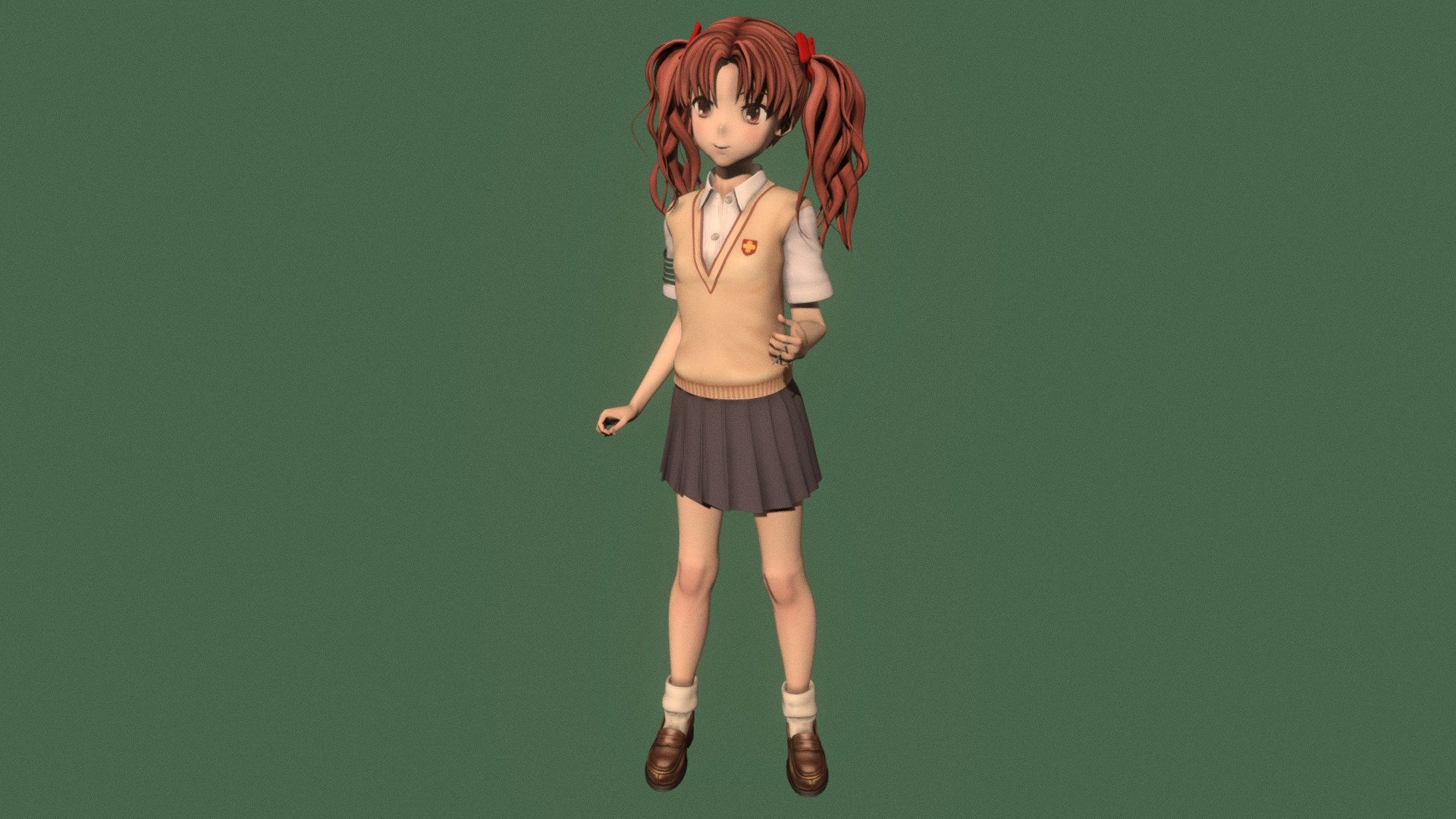 Kuroko Shirai 01 3d model