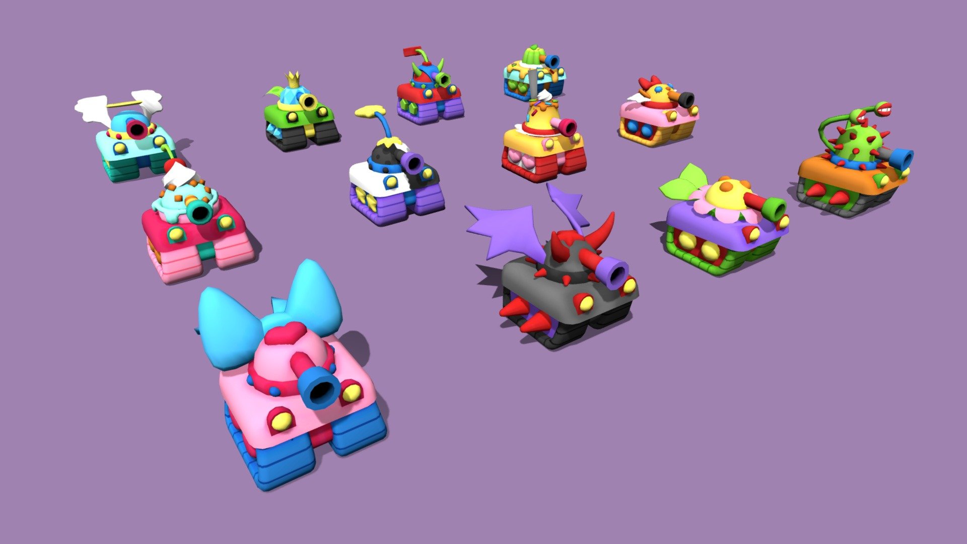 CutieTanks (Working Title) 3d model