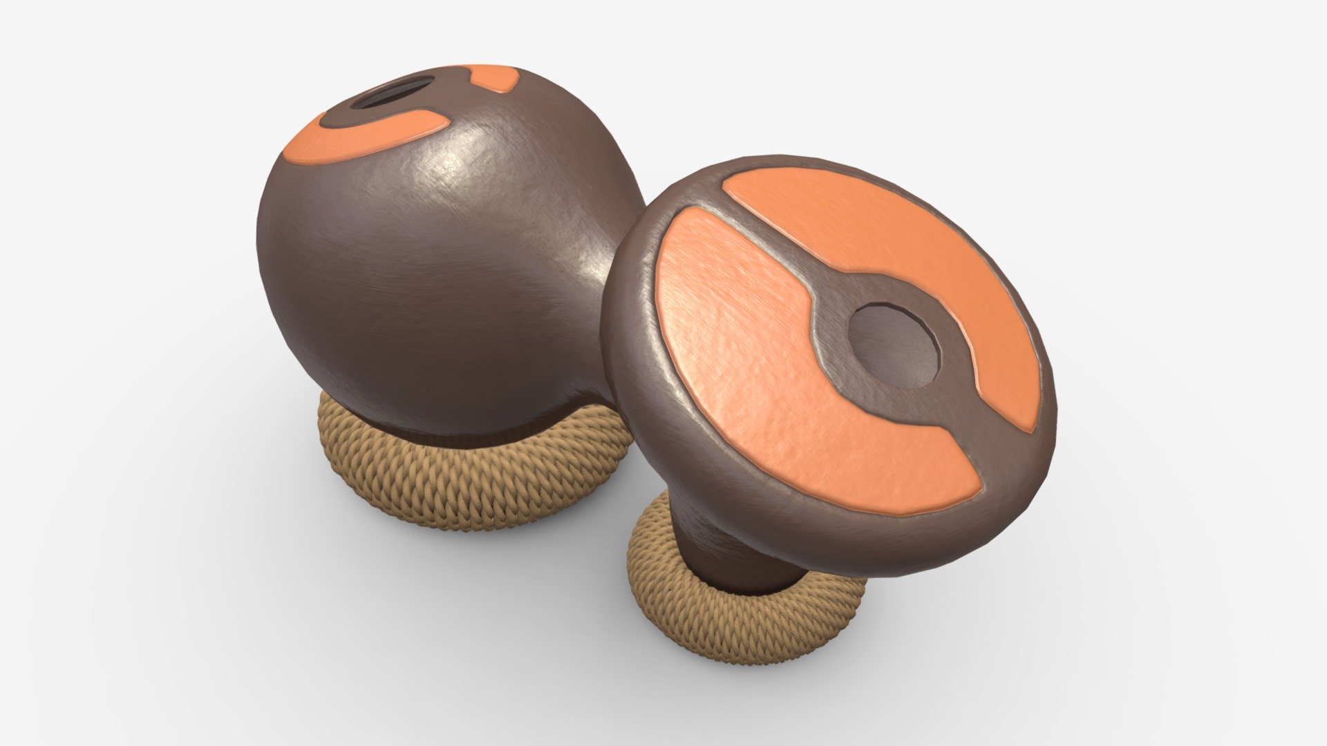 Udongo Udu drums 3d model