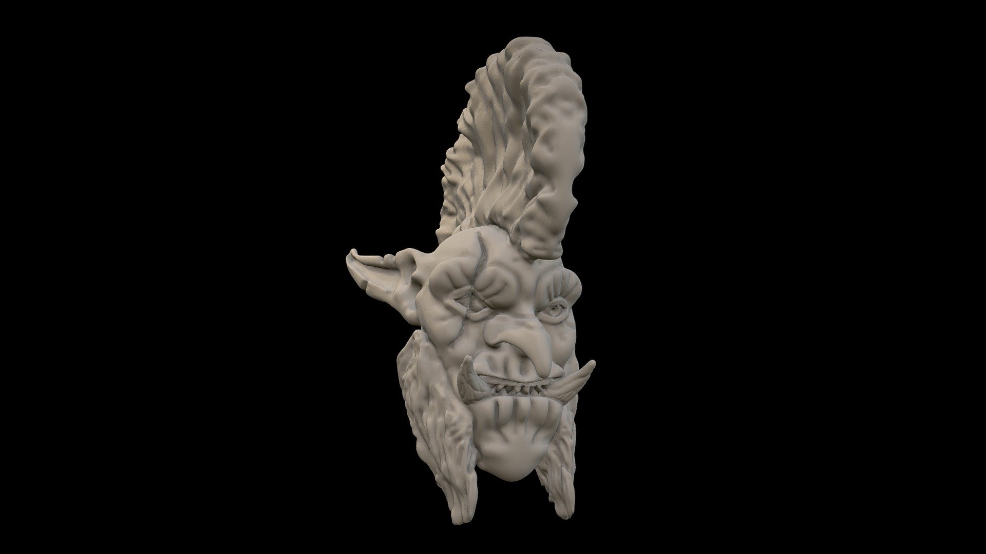 Darkspear Troll Head 3d model