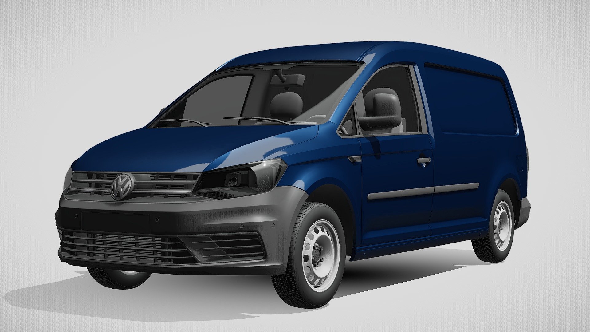 Volkswagen Caddy Panel Van L2 2017 3d model