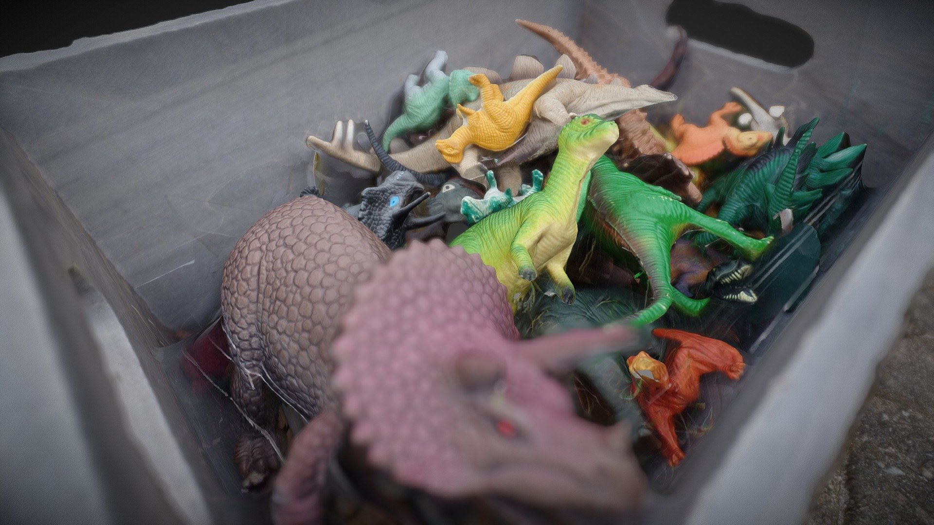 Box of Dinos- #3DST40 3d model