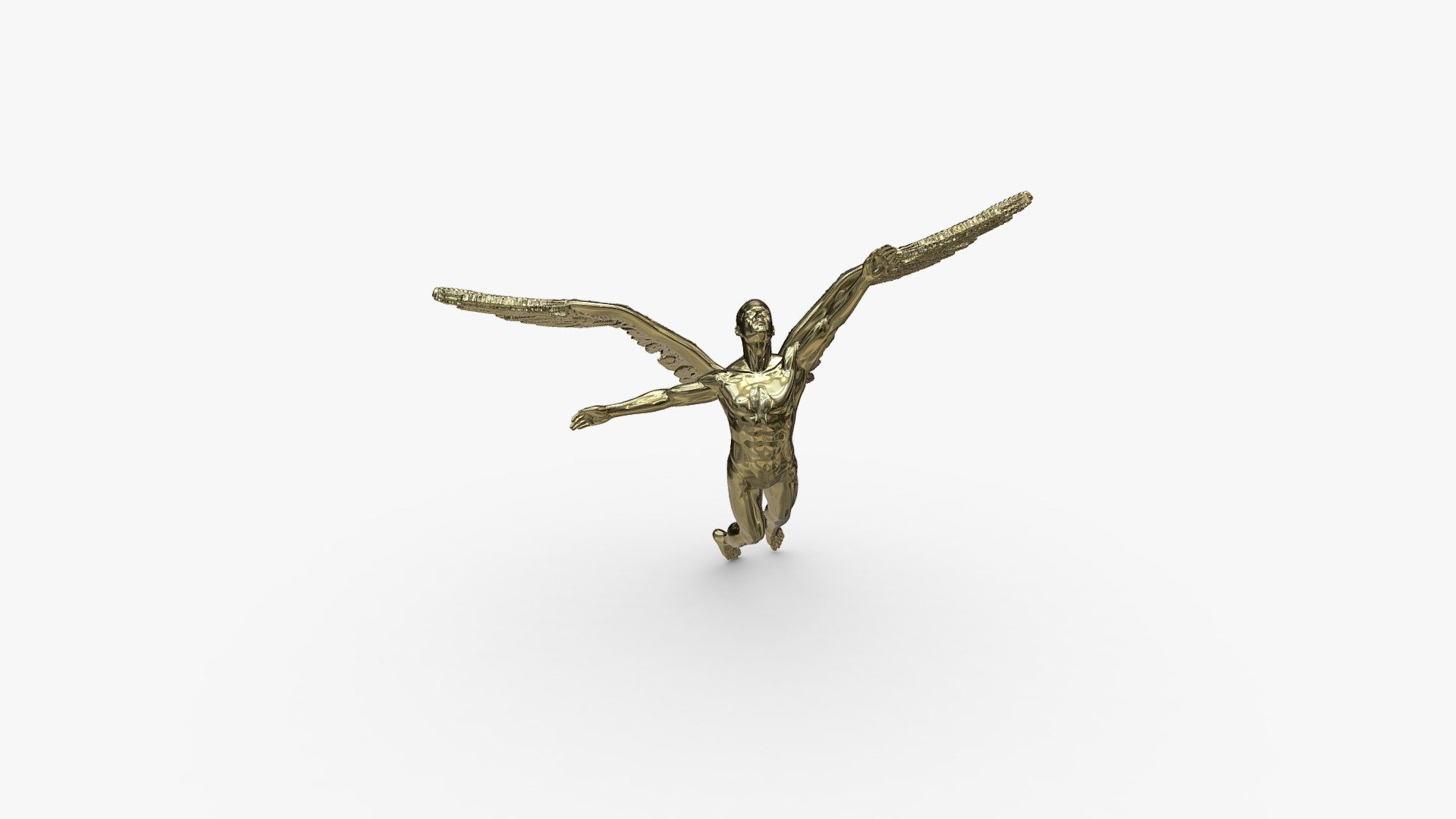 Angel Male Model 3d model