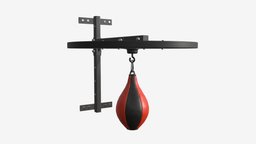 Punching bag with bracket