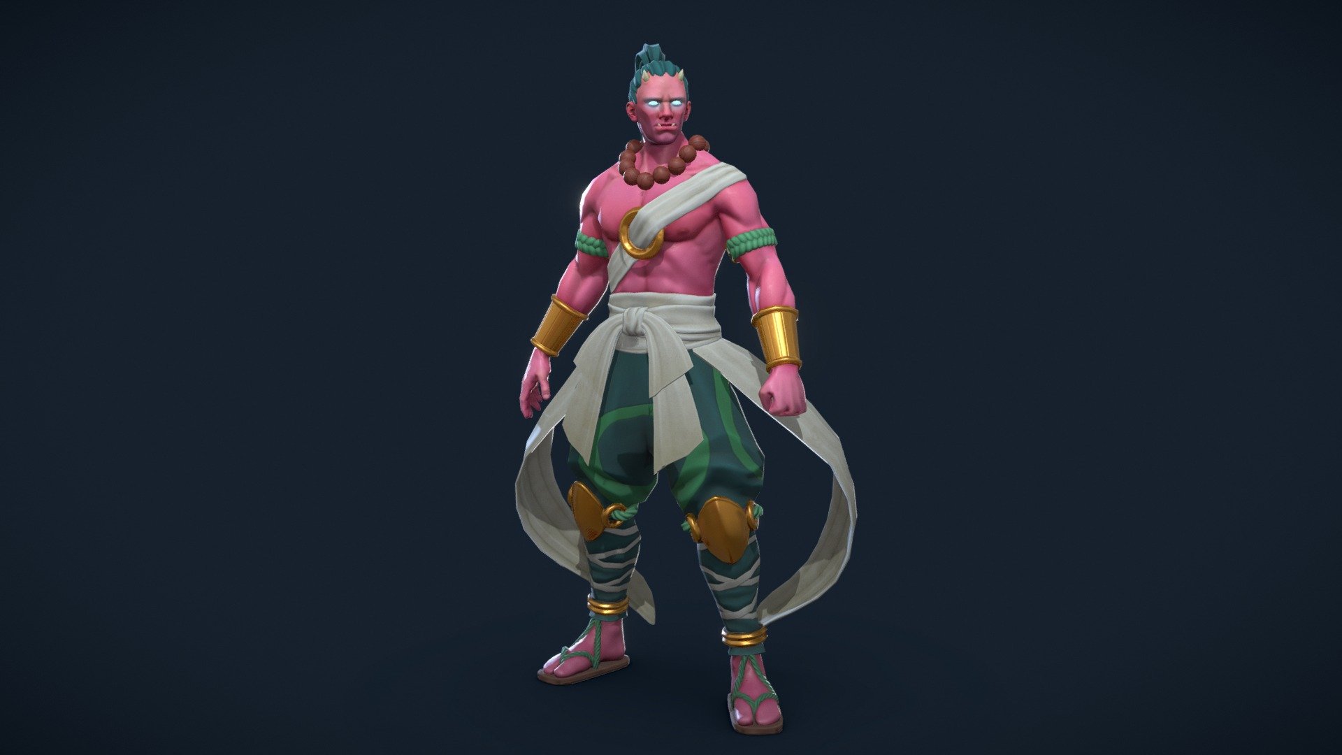 Pink Fighter 3d model