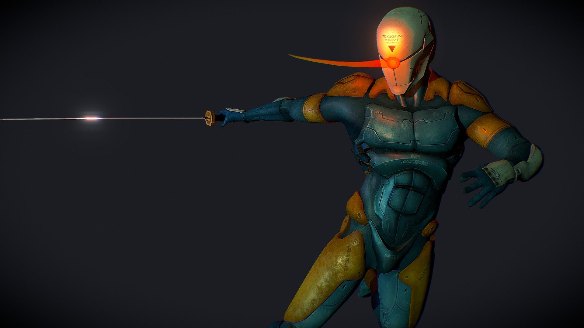 Gray Fox 3d model