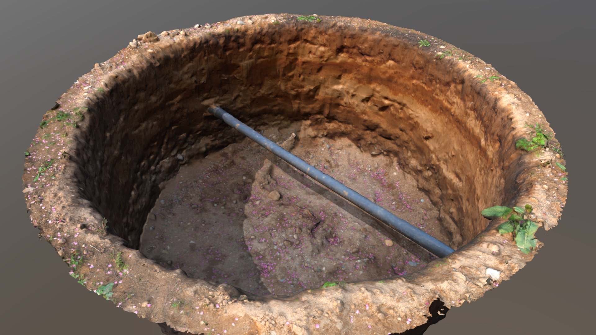 Pothole 3d model