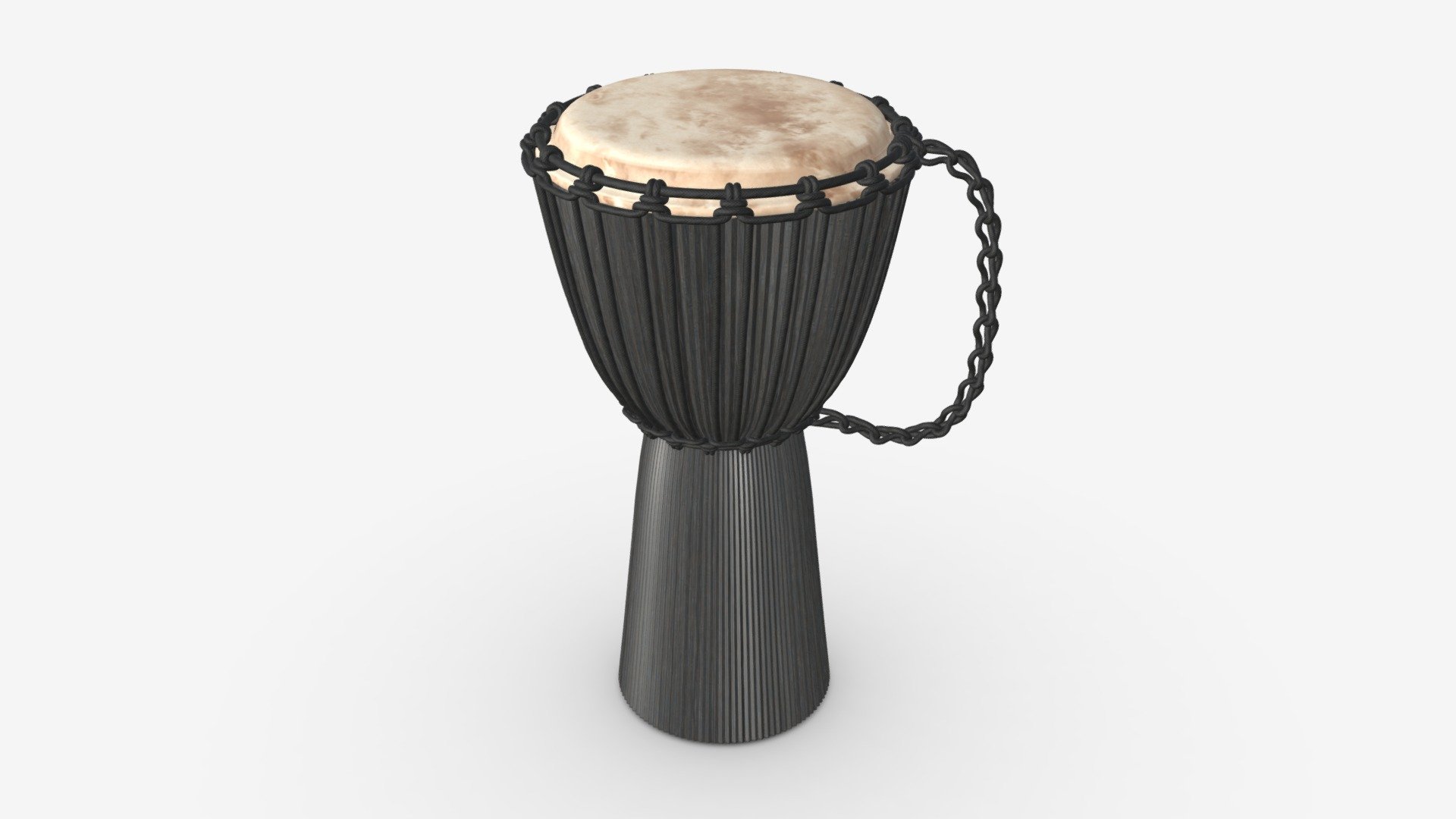 Djembe percussion instrument 3d model