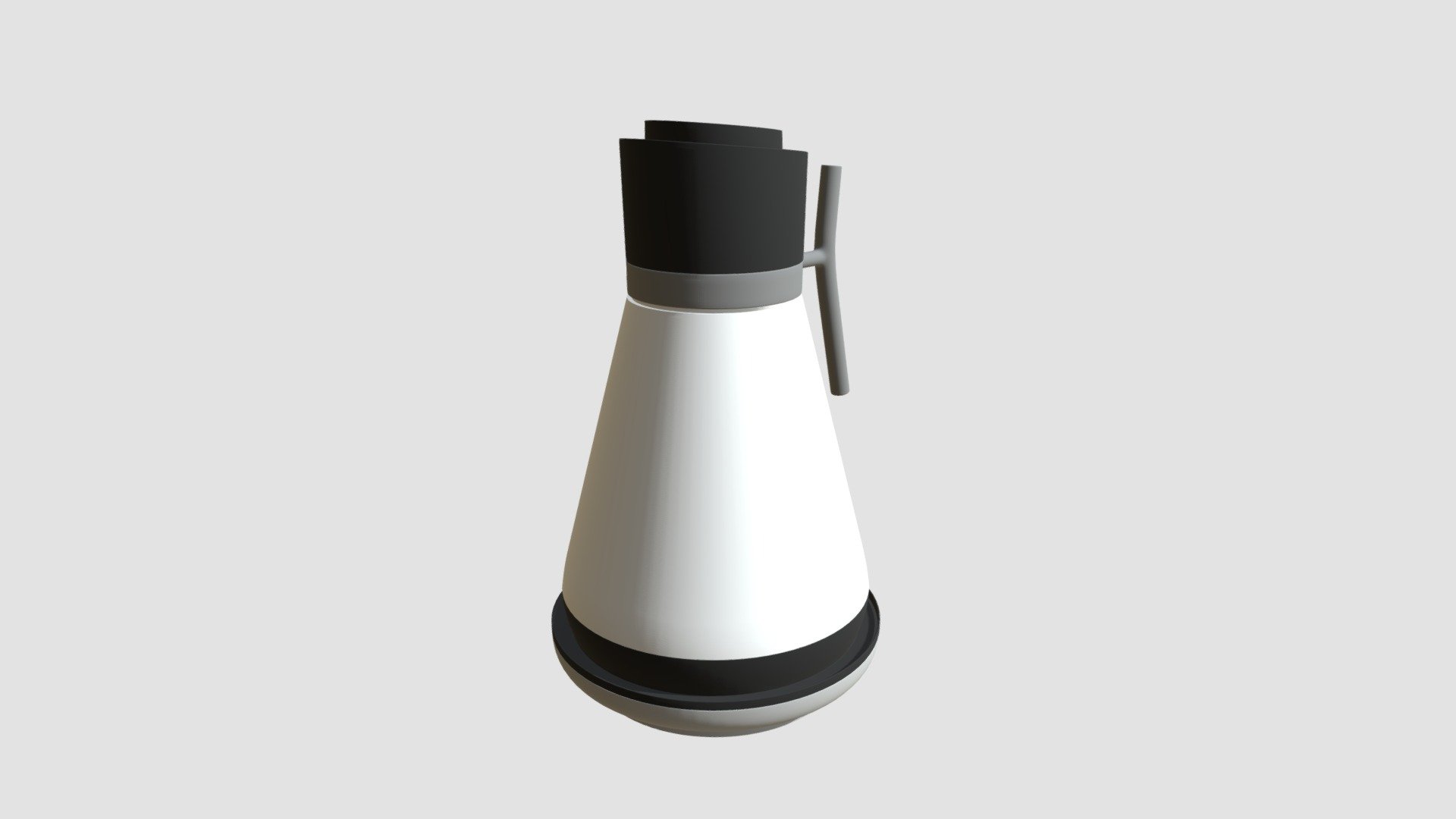 glass kettle 3d model