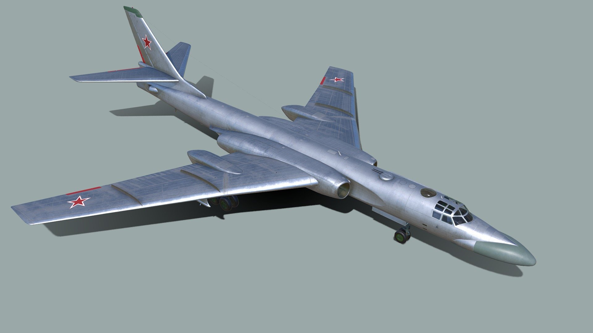 Tu-16 K-10 Badger C 3d model