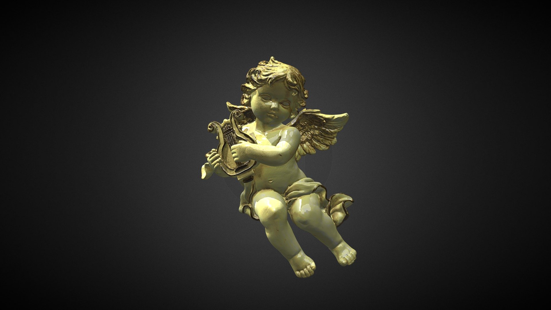 Angel decoration 3d model