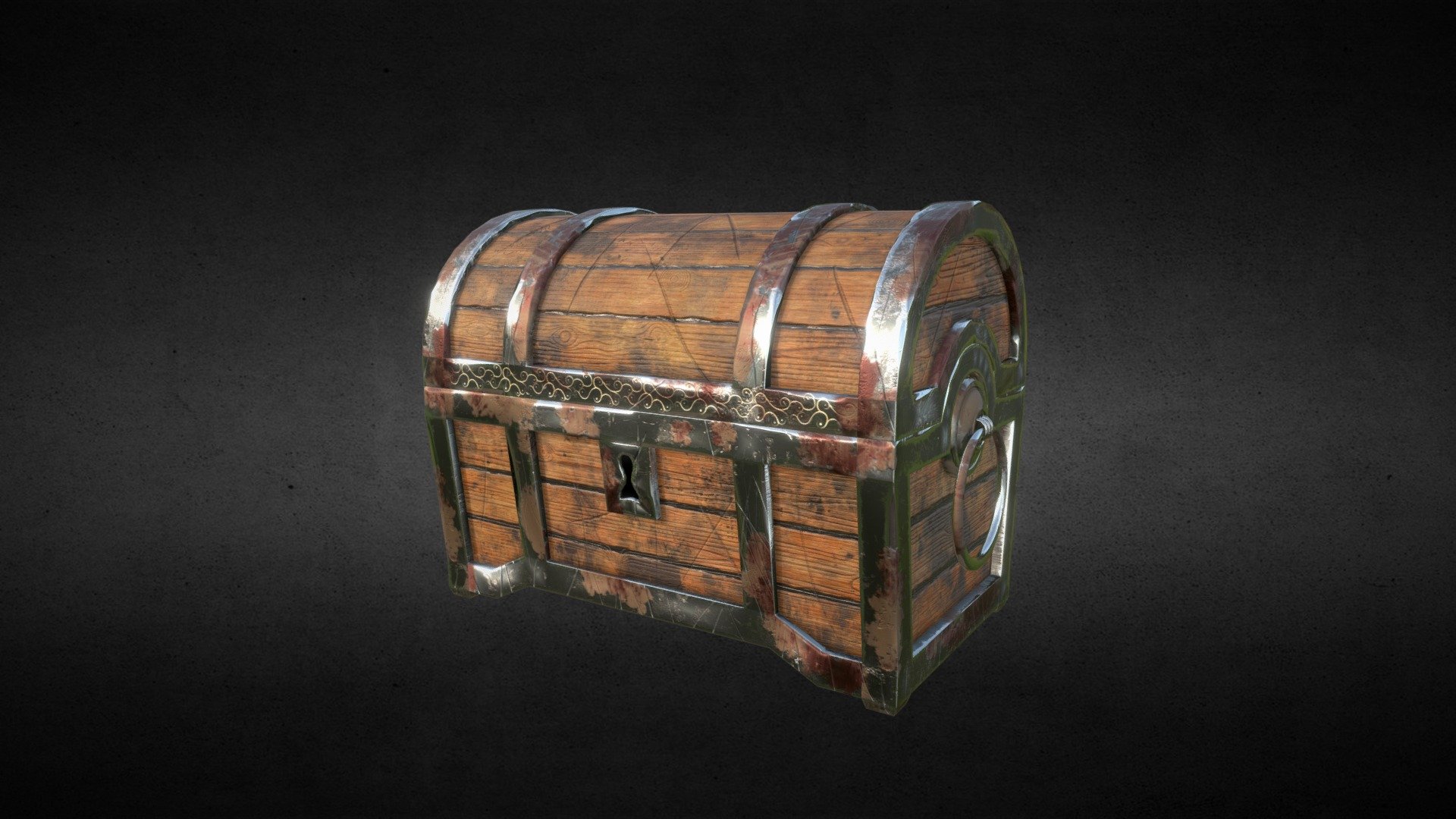 Fantasy Treasure Chest 3d model