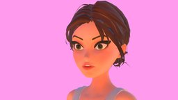 Stylized Girl | Game ready, rigged & animated