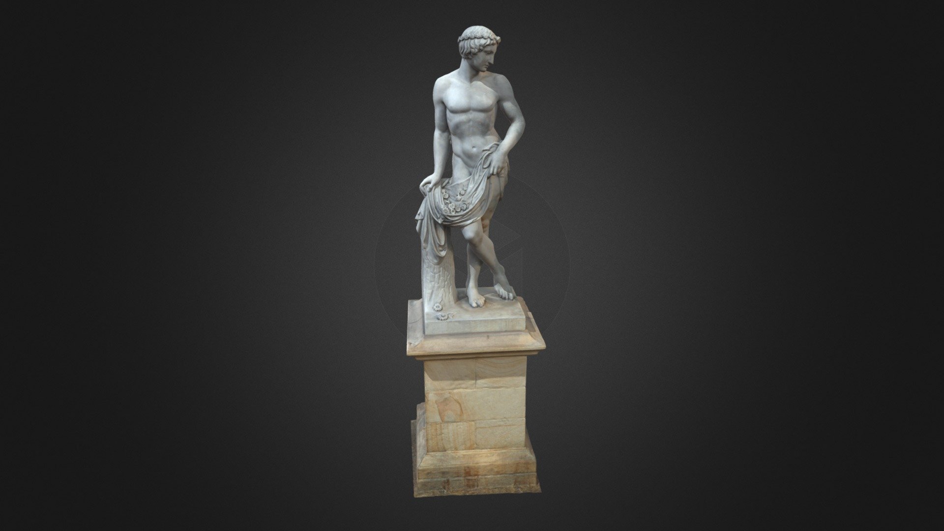 Escultura de Virgo 3d model