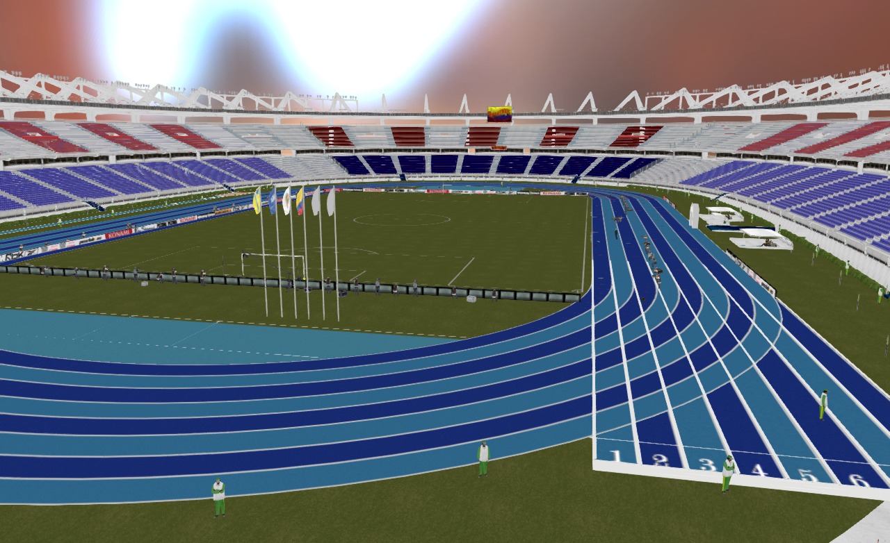 Estadio Metropolitano Roberto Melendez 3d model