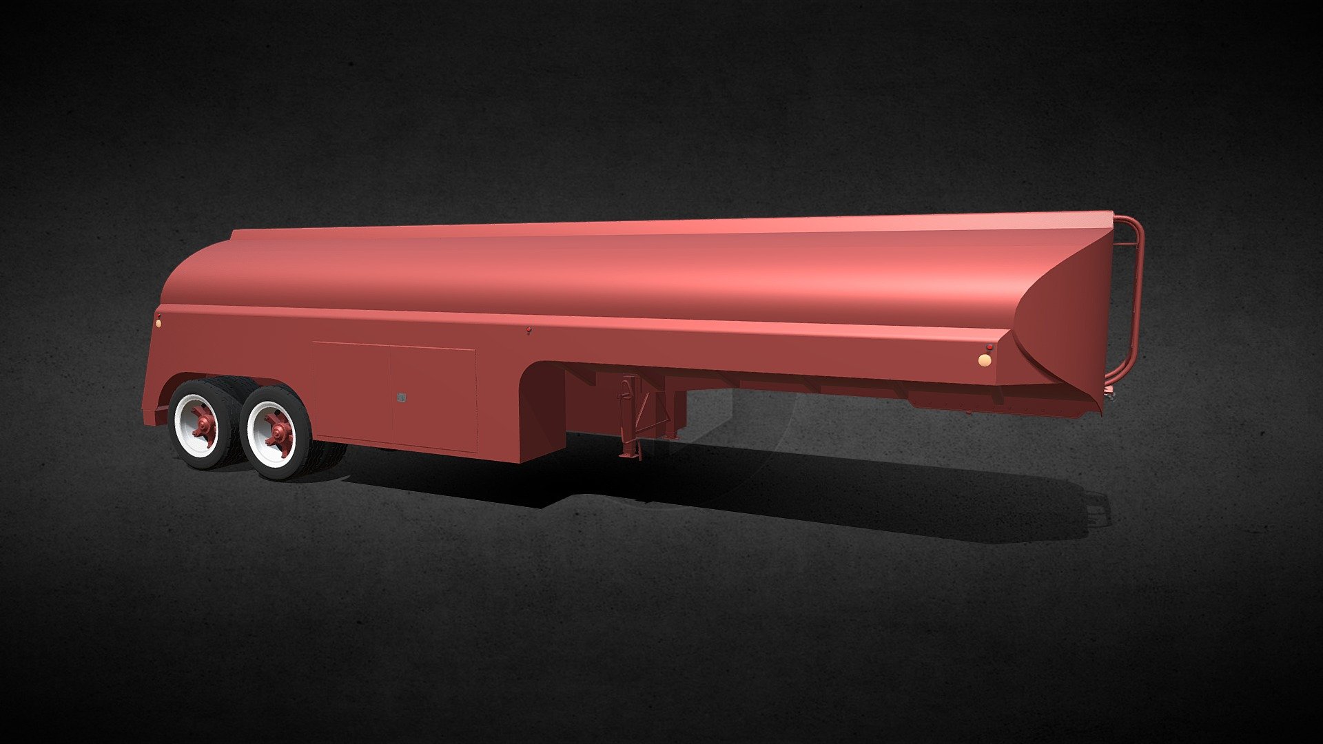 Fruehauf Tanker "DUEL" movie 3d model