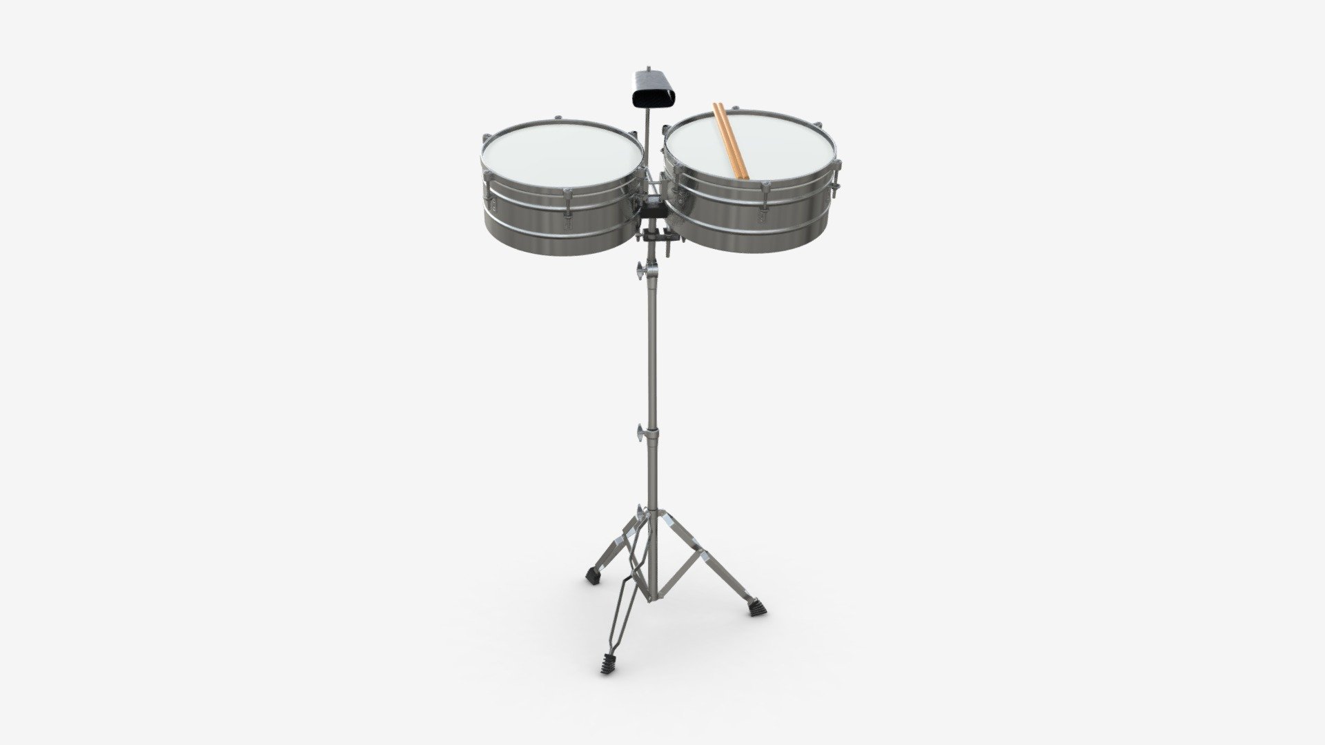 Timbales set 3d model